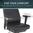 thumbnail image 2 of Bush Business Furniture Studio C Mid Back Leather Executive Office Chair, 2 of 8