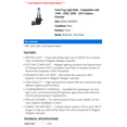 thumbnail image 2 of Front Fog Light Bulb - Compatible with 1998 - 2002, 2006 - 2013 Subaru Forester 1999 2000 2001 2007 2008 2009 2010 2011 2012, 2 of 2