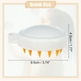 thumbnail image 3 of Unique Bargains Hair Care Hair Scalp Massager Shampoo Brush Orange 3.74"x3.15"x1.77", 3 of 6