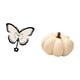 thumbnail image 5 of Reloj De Pared Acrílico Con Diseño De Mariposa Y Calabaza Y Almohada De Peluche, Juego Decorativo Para Oficina, Comedor, Habitación Infantil, Decoración De Dormitorio De Estilo Rústico., 5 of 8