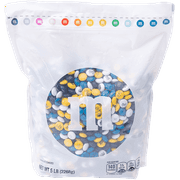 M&M'S Hanukkah Milk Chocolate Candy, 5lb Resealable Bulk Bag
