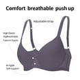 thumbnail image 5 of Women Push Up Bra Everyday Underwear Comfortable Lingerie Bralette with Support Anti-Sag-Size80D/36D, 5 of 6