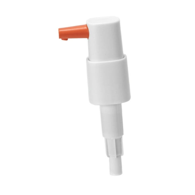 Dispensador de salsas con bomba antigoteo y tubos largos. Utensilios de cocina para jarabes domésticos. Tamaño Pequeño Blanco