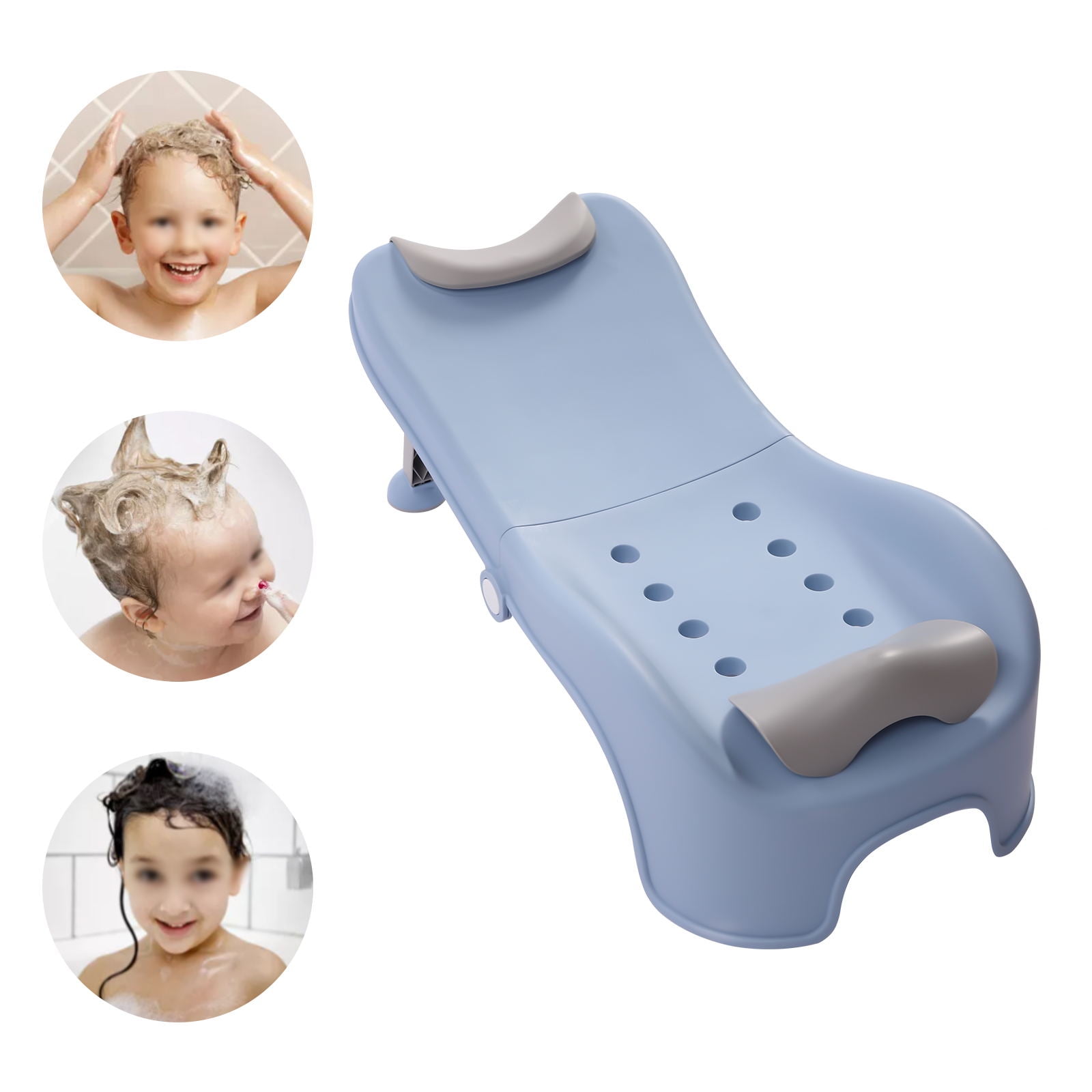 Wuzstar Adjustable Children's Shampoo Chair Foldable Toddler Kids Hair