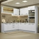 thumbnail image 2 of Cocina Integral de Esquina 459cm Madesa Agata Blanco, 2 of 5