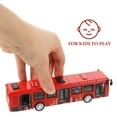 thumbnail image 5 of Pull Back Simulation City Bus Model 2pcs Toy Cars for Kids, 5 of 6