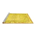 thumbnail image 2 of Ahgly Company Machine Washable Indoor Rectangle Persian Yellow Traditional Area Rugs, 2' x 5', 2 of 4