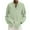 Green, variant on EOYWHK Light Sweater Men Casual Whole Colored Fashion Turn-down Collar Button Long Sleeve Shirt Blouse Winter Autumn