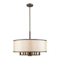 thumbnail image 6 of Livex Park Ridge Brushed Nickel 7 Light Contemporary Chandelier Lighting 6296-91, 6 of 6