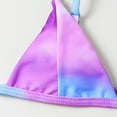 thumbnail image 4 of Vedolay Girls Swimsuit Girl's 2 Piece High Waisted Criss Cross Cut Out Bikini Swimsuit Bathing Suit,Purple 9-10 Years, 4 of 5