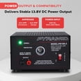 thumbnail image 2 of PYRAMID PS15K.5 - Bench Power Supply, AC-to-DC Power Converter with Car/Vehicle Plug Power Outlet (10 Amp), 2 of 5