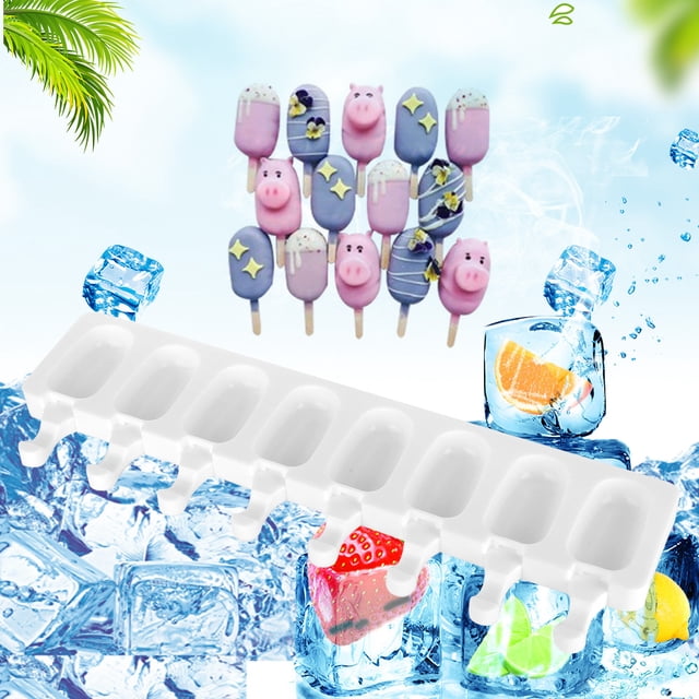 Flexible Ice Cream , Easy To Demould Environmentally Friendly Silicone Ice Cream , Fruit For DIY Cocktail Home