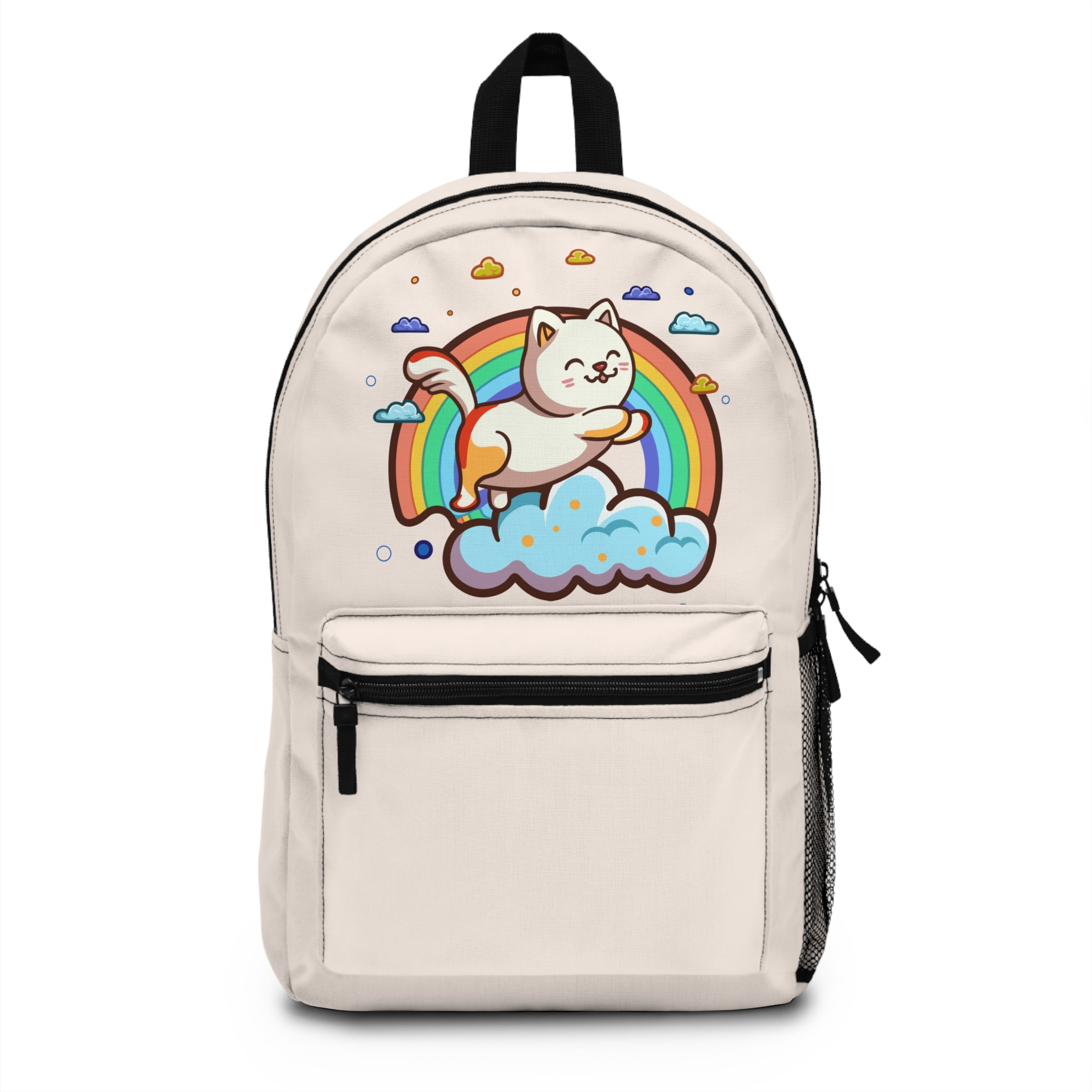 Rainbow Kitten Backpack Backpack Back to School Rainbow Kitten