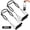 Black, variant on 2-Pack WhiteCanning Jar Lifter Tongs, Stainless Steel Anti-Slip Bowl Gripper with Heat Resistant Handle for Kitchen Canning and Cooking