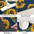 thumbnail image 3 of Blue Sunflower Leaf Pattern Kitchen Rug Mat,Kitchen Runner Rugs Non Skid Washable,Decorative Kitchen Floor Mats for Kitchen,Sink,Laundry,17"X47", 3 of 5