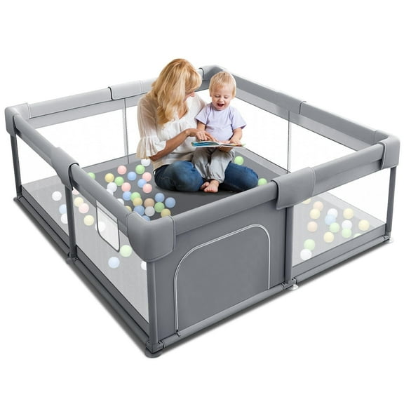Baby Playpen 50x50 inch Play Pens for Babies and Toddlers Fence Playards