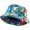 Royal Blue, variant on Floral Bucket Hat Fashion Flower Print Summer Cap