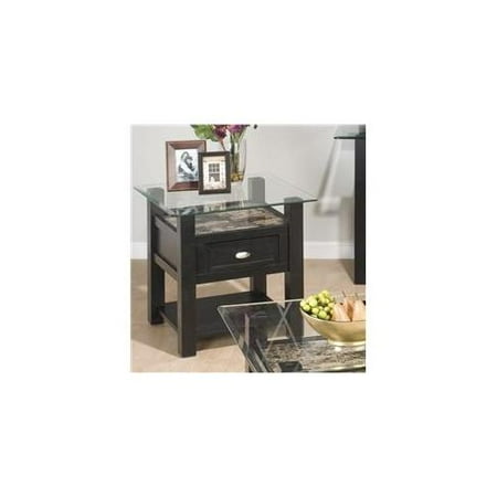 Jofran 961-3B Basic End Table Base with Drawer And Shelf