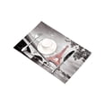 thumbnail image 4 of YUSDECOR Paris Eiffel Tower in Monochrome Style with Selective Colorization Placemats Table Mats for Dining Room Kitchen Table Decoration 12x18 inch,Set of 6, 4 of 4