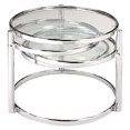 thumbnail image 1 of Mesa de café New Spec Cota con marco cromado con vidrio de 3 niveles, 1 of 2