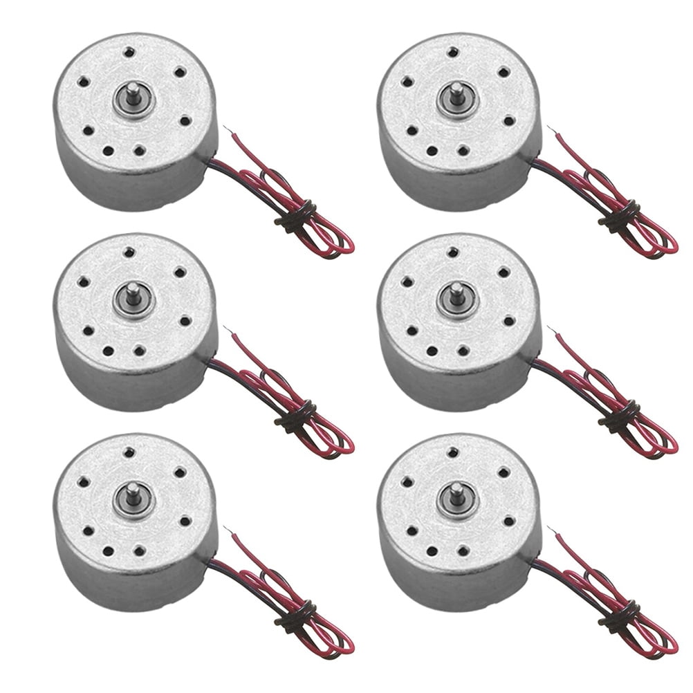 6 Pcs Mini Motor Electric Motor DC 3V 1500RPM for Electric Machinery