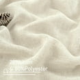 thumbnail image 4 of Natural Ivory Semi Sheer Linen Curtains 84 inch Long, Cream White Light Filtering Living Room Panels Back Tab and Rod Pocket Neutral Drapes for Bedroom/Farmhouse, 2 Panels, 52 x 84 Inch, 4 of 5