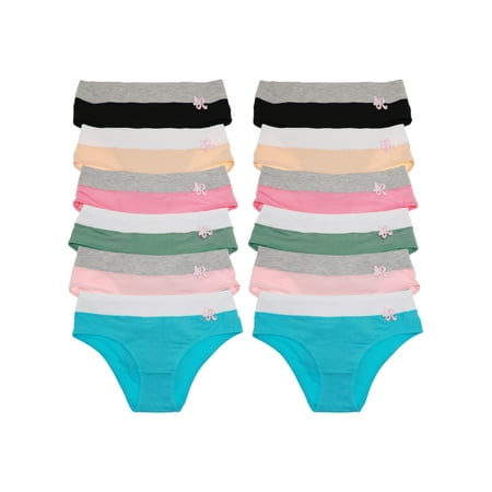 

Angelina Cotton Bikini Panties with Embroidered Detail (12-Pack)
