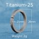 thumbnail image 1 of LLavero de titanio negro para hombre, llavero plano, soporte de anillos, hebilla de arco EDC ligero, accesorios, Gadgets, venta al por mayor, 1 of 4