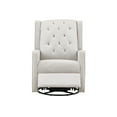 AFG Ava Manual Swivel Glider Recliner, Gray