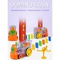 thumbnail image 2 of Muyoka Juego de bloques de dominó de colores para tren dominó, luz de sonido, colocación automática, juguete para regalo educativo DIY para niños Muyoka Hogar, 2 of 7