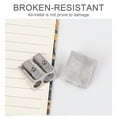 thumbnail image 4 of potrochi 10pc Pencil Sharpener, Metal Pencil Sharpener with 2 Holes, Manual Twin Metal Dual Sharpening Blade, Double Holes Rectangular Pencil Sharpener for Colored Graphite Pencils Crayons Jumbo, 4 of 8
