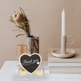 thumbnail image 4 of 10pcs Heart Mini Chalkboard Signs Framed Small Chalkboards with Stand, 4 of 9