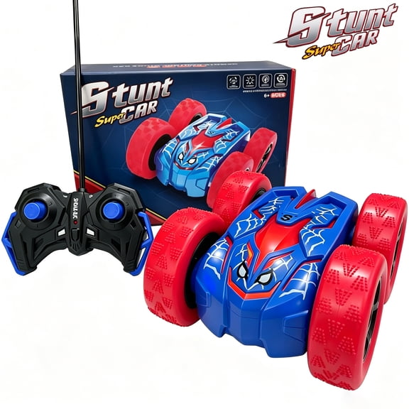 HNH Spider RC Stunt Cars for Kids, 360°Rotating 4WD Remote Control Car, Spider Toys for 3-10 Year Old Boy Girl Birthday Gift