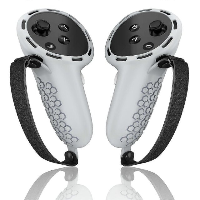 Design Controller Grips Accessories for Quest 3, Silicone Grip Cover VR Touch Controllers Covers Protector