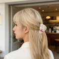 Half Up Hairstyle Hair Claw Clip with Gloss Finish for Updos Ponytail ...