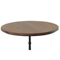 thumbnail image 4 of Contemporary Home Living Round Top Wooden Bistro Table - 30" - Chestnut Brown and Black, 4 of 6