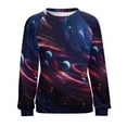 thumbnail image 7 of Galaxy Star Outer Space Mom Sweatshirt For Women Long Sleeve Pullover, 7 of 7