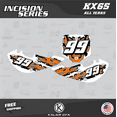 thumbnail image 3 of Kalair GFX Graphics Kit for Kawasaki KX65 (1999-2023) Incision Series, 3 of 5
