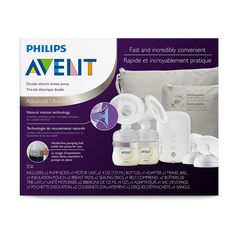 Philips Avent Double Electric Breast Pump Advanced, with Natural Motion Technology, SCF394/61