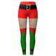 thumbnail image 5 of Gibobby Pantalones estampados de Navidad personalizados para mujer, mallas ajustadas personalizadas para mallas para correr, mallas navideñas de muñeco de nieve para (Verde, M), 5 of 5