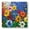 Color1199, variant on High Precision Body Weight Scale Smart Bathroom Scales with Large LCD Display(400lbs),Decorative for Bedroom-Vibrant Painting Of Wildflowers Each Flower With Own Unique Color