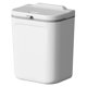 thumbnail image 1 of Bote de Basura de 9L Blanco Gran Capacidad Ahorro de Espacio Diseño Elegante y Duradero Bote de Basura montado en la Pared para la Cocina del hogar, 1 of 10