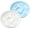 White and Blue, variant on Cat Slow Feeder Bowl Set - 2 Pcs Ceramic Cat Food Plates for Slow Eating - Double Cat Dish for Dry Wet Food - Slow Feeding Cat Bowls Whisker Friendly - Microwave and Dishwasher Safe - White and Blue