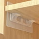 thumbnail image 1 of 4pcs Wardrobe Traceless Adhesive Layer Support Hole Free Cabinet Partition Layered Drag Support Load-bearing Holder, 1 of 3