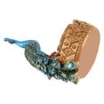 thumbnail image 1 of Creative Handcraft Peacock Modelling Resin Ashtray Succulent Plants Pot  Decor Blue, 1 of 8
