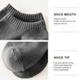 thumbnail image 3 of Socks Women's Spring and Summer Solid Color Boat Socks Breathable Cotton Sports Shallow Mouth, 3 of 5