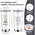 thumbnail image 2 of Mothers Day Gifts for Grandma from Grandkids, 20oz Nana Coffee Tumbler with Lid and Straw, Best Granny Gifts, Birthday Christmas Anniversary Present Ideas for Grandmother, Nana Tumbler, 2 of 6
