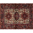 thumbnail image 1 of Ahgly Company Indoor Rectangle Traditional Dark Gold Brown Persian Area Rugs, 5' x 8', 1 of 6