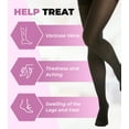 thumbnail image 3 of ITA-MED Unisex Microfiber Thigh High Graduated Compression Stockings (25-35 mmHg): H-306, 3 of 7