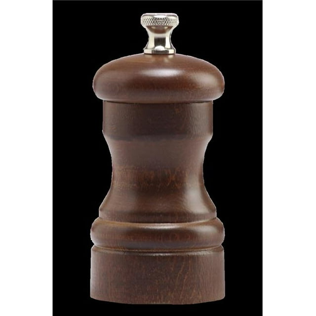Chef Specialties 4150 4 in. Capstan Pepper Mill, Walnut